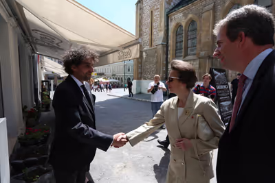 Her Royal Highness Princess Anne visits Gallery 11/07/95