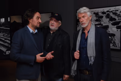 Director of Tate Modern Gallery Chris Dercon visiting Gallery 11/07/95