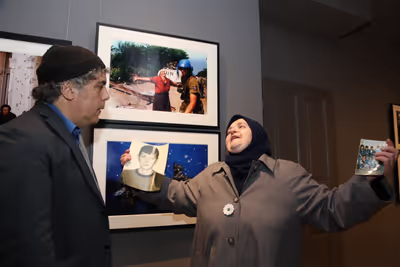 Twenty years after: Ron Haviv meets Nedžiba Salihović