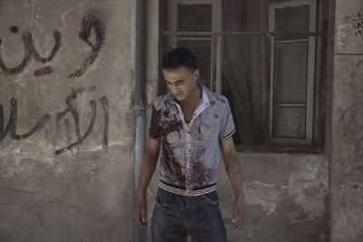 The Projection of the Photographs by Lauren van der Stock