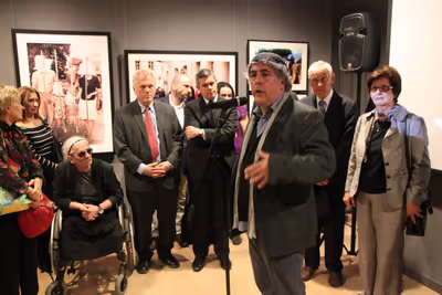 Ron Haviv&#8217;s exhibit &#8220;Blood and Honey: A Balkan War Journal&#8221; opened in the Gallery 11/07/95