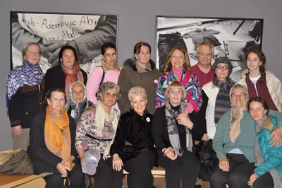 Swanee Hunt, Former US Ambassador in Vienna, visited Gallery 11/07/95